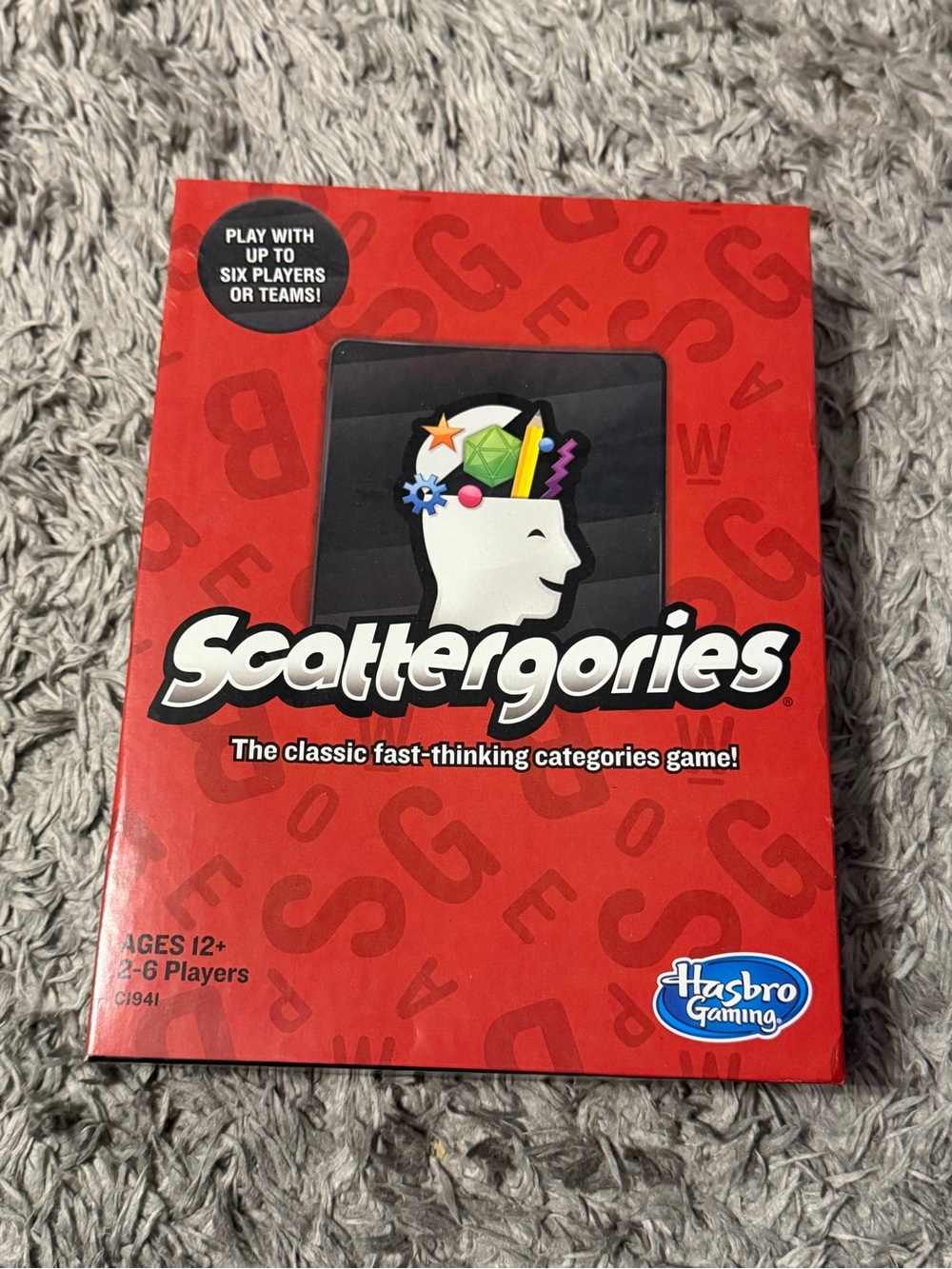Hasbro Scattergories Board Game - Red Box